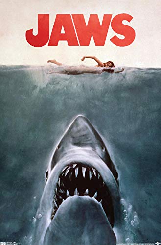 Trends International 24X36 Jaws - One Sheet Wall Poster, 24