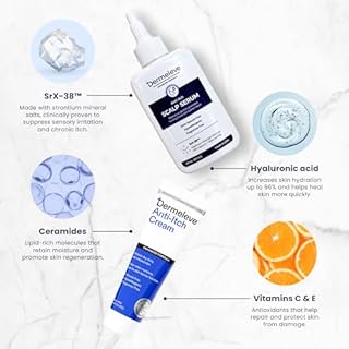Dermeleve Steroid Free Anti-Itch Cream | Extra Strength for Psoriasis, Seborrheic Dermatitis, Viral Rash, Bug Bites, Allergy, Chronic Hives, Neuropathy (Nerve) | Full Body Itch Relief | 2 oz (1 Pack)