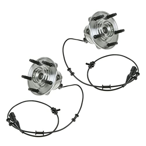 2 Piece Front Wheel Bearing & Hub Assembly Set Compatible with 2000-2008 Jaguar S-Type 2004 Vanden Plas 2009-2013 XF 2004-2007 XJ8 2007-2009 XK