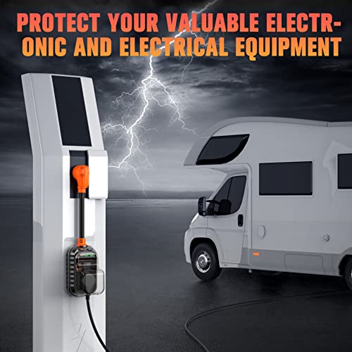 GEARGO RV Surge Protector 30 Amp RV Circuit Analyzer Surge Guard Full