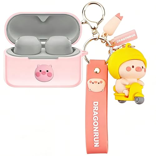 [KOMININA] �\�j�[(SONY) WF-1000XM6 �p �P�[�X WF-1000XM6 �p �J�o�[ �����[�d�\ �C���z���J�o�[ �����h�~ �L�Y�h�~ �ϏՌ� �h�� �h�o �y�� �V���R�� �C���z���P�[�X ���� �L�[�z���_�[�t�� (�s���N01)