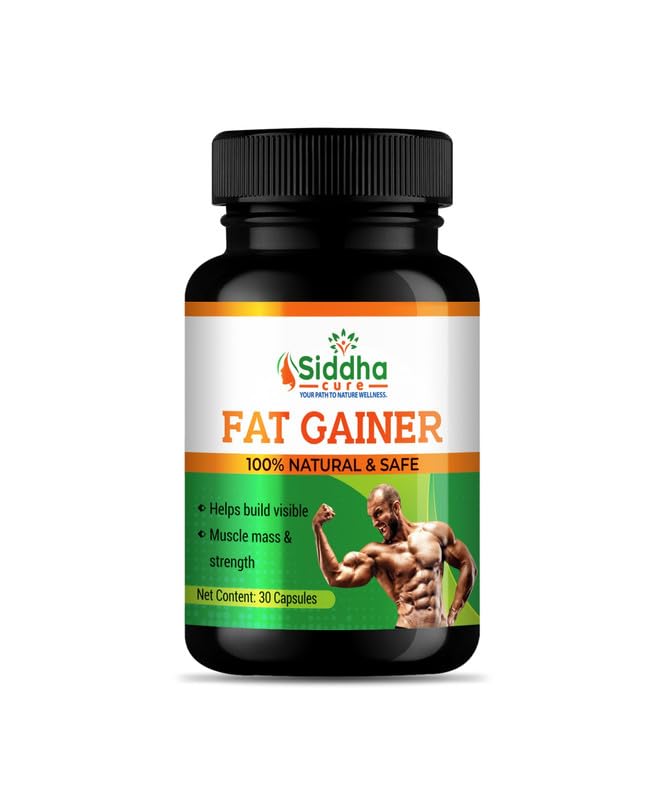 WEIGHT GAIN CHURNA | Suitable for all ages | Goodness of Time Tested Herbs | Healthy Weight Gainer Formula | Fast Workout Weight Gainer | HERBAL FORMULA FOR WEIGHT GAIN (100 Capsules)_