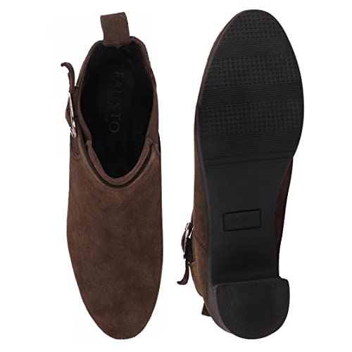 Image of FAUSTO Women Flared Heel Boots
