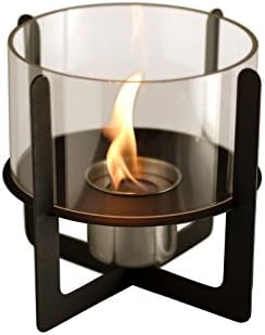 PURLINE SELENE - Tabletop biochimney with tempered glass