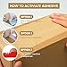 TAPEBEAR Water Activated Tape 2.75inch x 450ft Reinforced Packing Tape, Eco-Friendly Tape Refills Brown Kraft Gum Tape Writable for Heavy Duty Shipping, Moving