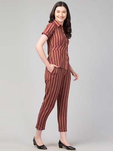 Image of ZUVINO Co Ord Set for Women Co Ord Set || Stylish Office Formal Wear || Cotton Co Ord Set for Summers.