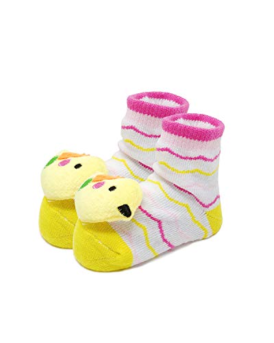 Wrapables® Cute 3D Cartoon Anti-Skid Baby Booties Sock Slipper Shoes (Set of 6)2