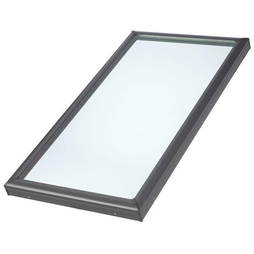 VELUX FCM 2246 0005 Skylight, 25 1 2  W x 49 1 2  H Fixed Curb-Mounted w Tempered LowE3 Glass