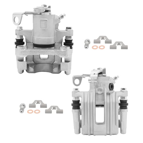 Image of SCITOO 19B2571 19B2570 Rear Left & Right Disc Brake Calipers Assembly w /Bracket For Audi For TT 2000,For Volkswagen For Beetle 1998-2000,For Volkswagen For Golf 1999,For Volkswagen For Jetta 2000