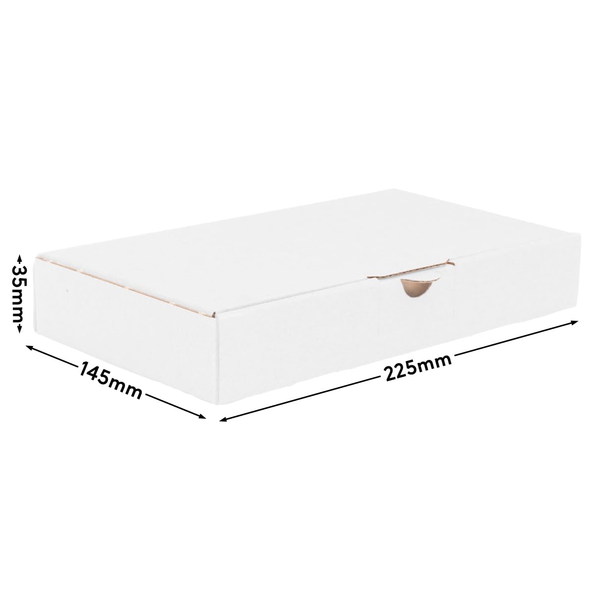 verpacking Maxibriefkartons 225 x 145 x 35 mm Maxibrief MB-XS Weiß Versand Post Faltschachtel DIN A5 (Innenmaß 220 x 136 x 33 mm) Versandschachtel (9100 - wird auf Palette geliefert)