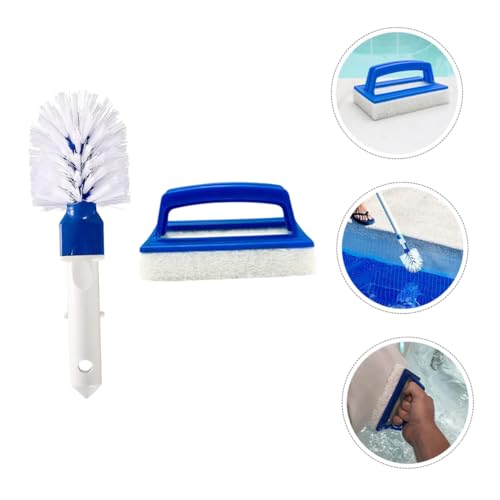 Balacoo 2 Unidades limpeza de piscina escova de piscina lavador de banheira purificador escova conve