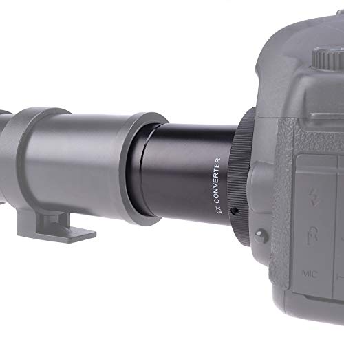 Image of 2X Teleconverter Magnification Lens Converter for T Mount 420-800mm 500mm 800mm 900mm 650-1300mm Telephoto Zoom Lenses