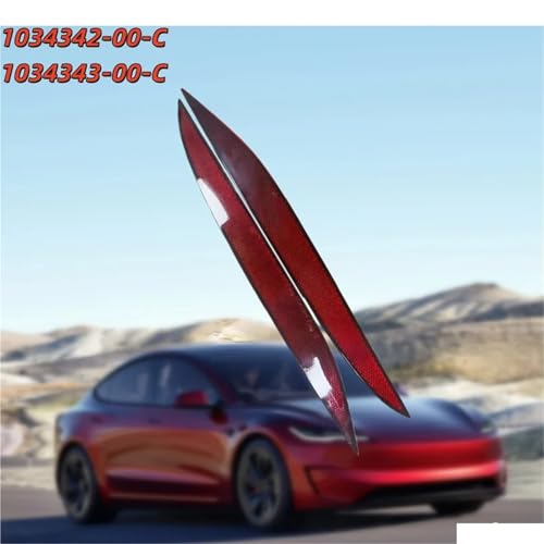 Réflecteur arrière Tesla Model X cassé ? Kit feu d'arrêt clignotant de remplacement - 6