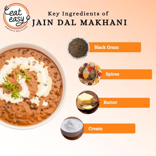 Image of Eat Easy Ready To Eat Jain Dal Combo of 3- Dal Makhani, Dal Tadka, Gujarati Dal | Just Add Water and Cook | Delicious Instant Food | High Protein & Fiber, Freeze Dehydrated Healthy Instant Travel, Camping, Trekking, Hostel Food