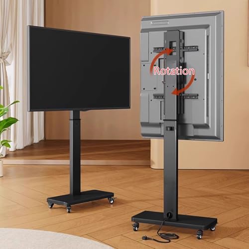 Soporte móvil para TV 32"-70" con ruedas freno 360° blanco miniatura 4