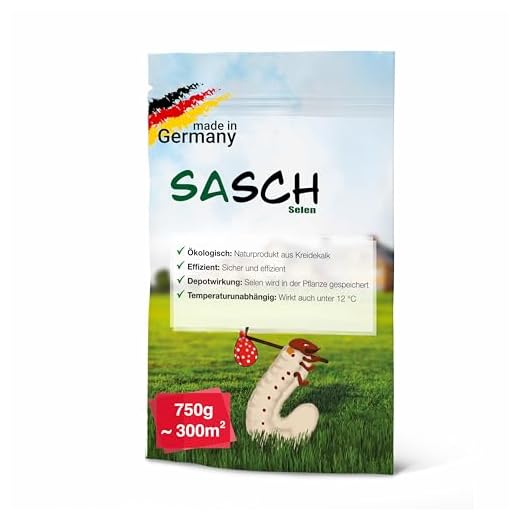 SASCH Selen für 300m² Kalkdünger mit Selen vertreibt Engerlinge Drahtwürmer Junikäfer Julikäfer Larven Gartenlaubkäfer und Schnaken aus dem Rasen