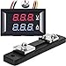 Greluma 0.28" Digital Volt Amp Voltmetro Amperometro Meter DC 0-100V/50A LED Tensione Amperaggio Misuratore di Corrente Pannello Tester con Shunt (Rosso e Blu)