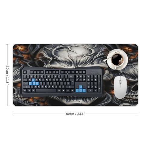 Mouse pad grande de goma antideslizante 30x60 cm miniatura 2