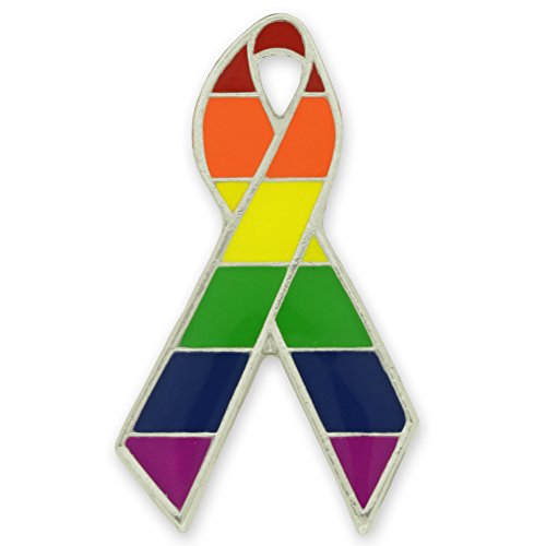 Image of PinMart Gay Pride LGBT Enamel Lapel Pin