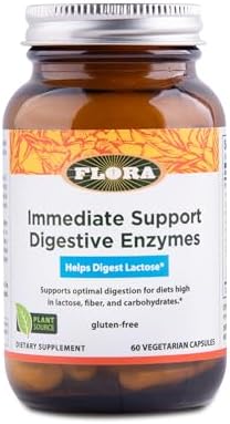 Flora - Immediate Support Digestive Enzymes - Supports Lactose Di...