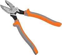 Vista 13 de Klein Tools 2139NERINS 1000V Insulated Side Cutter Pliers, Made in USA, High Leverage Design, Induction Hardened Knives, 9-Inch