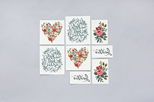 Tattly Temporary Tattoos Floral Set, 1 Ounce