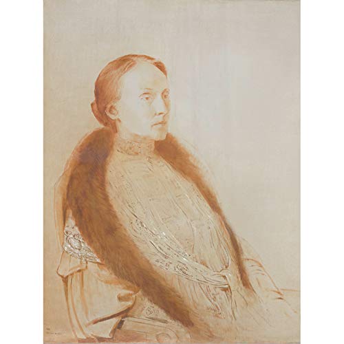 Artery8 Redon Portrait A M L. Bonger Van Der Linden Unframed Wall Art Print Poster Home Decor Premium