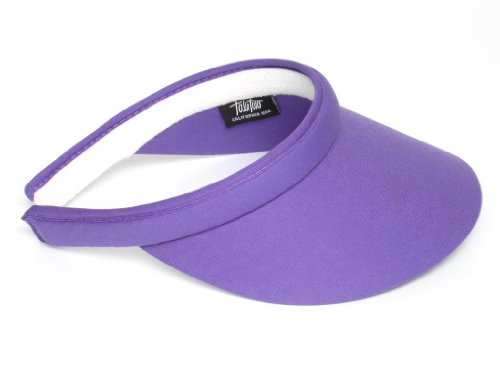 Take Two Women's Clip On Brim Visor One Size Plum
