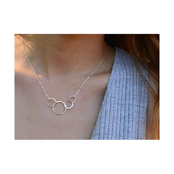 EFYTAL-Generations-Necklace-for-Great-Grandma-Sterling-Silver-Four-Circle-gift-4-Great-Grandmother-Jewelry EFYTAL Great Grandma Gifts, 925 Sterling Silver 4 Circles Necklace, Gifts for Great Grandma, Four Generation Necklaces for Women, Great Grandparents Gifts