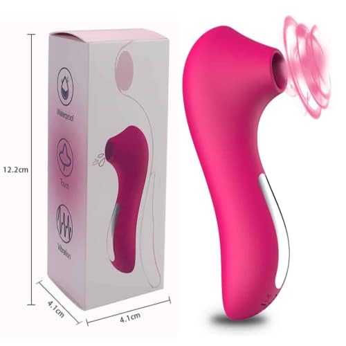 Sugador de Clitóris e Mamilo Twister 10 Modos de Velocidade Portátil e Potente - Rosa - Embalagem Di