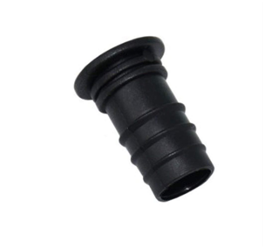 raccords de conduit 100pcs 16 mm PE tuyaux Embouts Barbed tuyau d'arrosage Connecteur Micro irrigation goutte à goutte raccords de tuyauterie utiliser des bouchons