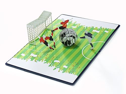 Cutpopup Birthday Card Pop Up, Father's Day, 3D Greeting Card (Football) #TOP7