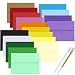 Supla 90 Pcs 18 Color A7 Envelopes Invitation Envelopes Business Envelopes Blank Envelopes Square Flap Envelopes 5-1/4 X 7 1/4 for Wedding Birthday 5 x 7 Photo Note Message Card Making Supplies