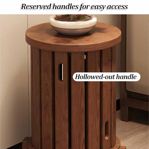 Juego de 4 taburetes de madera apilables, diseño de anidación, taburetes industriales para cocina, jardín, aula, hogar - imagen 5