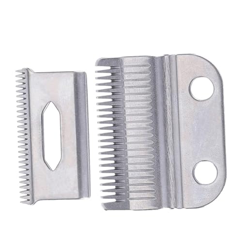 2 Juegos Maquinillas Eléctricas Cuchillas De Corte De Acero Al Carbono Cabeza De La Cortadora Cuchillas Para Moldear El Cabello Cuchillas Cónicas Silver Acero Inoxidable FRCOLOR