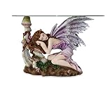 Dimensioni: altezza 50 cm Les Alpes Tavolo Fata, 80x45x50 cm, diametro 50 cm, collezione Fairy Land - Statuetta Figura dipinta a mano - 042 353