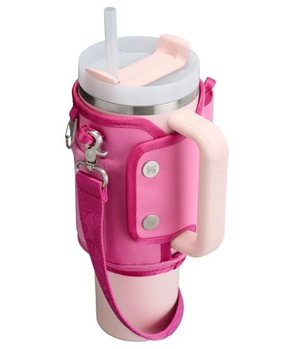 Image of STANLEY All Day Quencher Carry All for 40 oz Tumbler with Handle | Crossbody Bag with Phone Holder Pocket, Card Sleeve & Detachable Strap | Water Bottle Carrier Bag | BPA-Free |