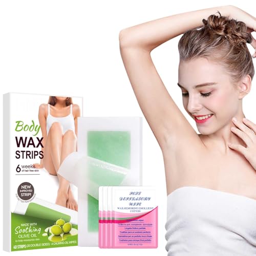 Generisch Wachsstreifen-Set Körperhaarentfernung 40 Streifen