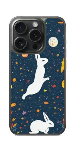 ClearView iPhone 15 Prop vg w ی tB { AI摜SS FƔETMiWhite rabbit in spacej