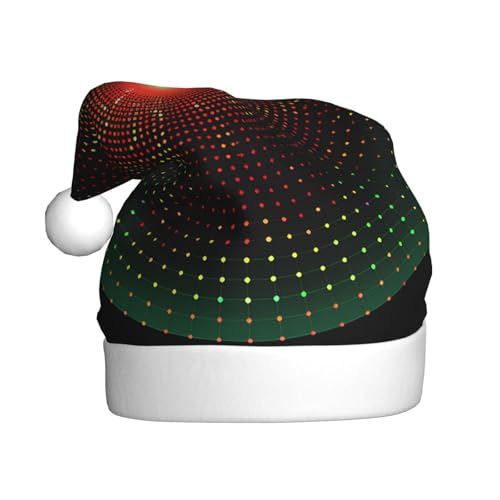YXLymxDAMAI Weihnachtsmütze für Erwachsene mit coolem Farbball,...