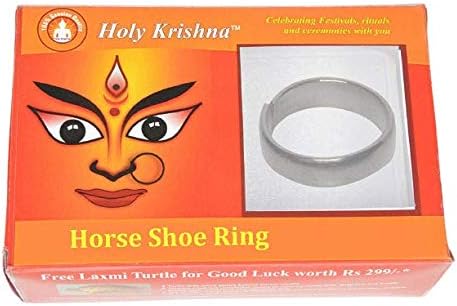 Holy Krishna Clay Shani Kripa Kavach Ring (Black_1.9 Inch X 1.1 Inch X 0.3 Inch)