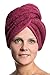 Produktbild ZOLLNER Haarturban aus Baumwolle, brombeer (weitere verfügbar), Knopfverschluss