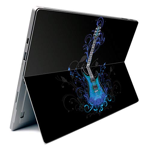 Image of MightySkins Carbon Fiber Skin for Microsoft Surface Pro 7 - Guitar | Textured Carbon Fiber Finish | Easy to Apply, Remove, and Change Styles | Made in The USA