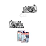 CLASSIC H4 EISENFELS Bundle Set 69588816 Scheinwerfer rechts & links + Leuchtmittel H4 Classic kompatibel mit Escort V AAL ABL