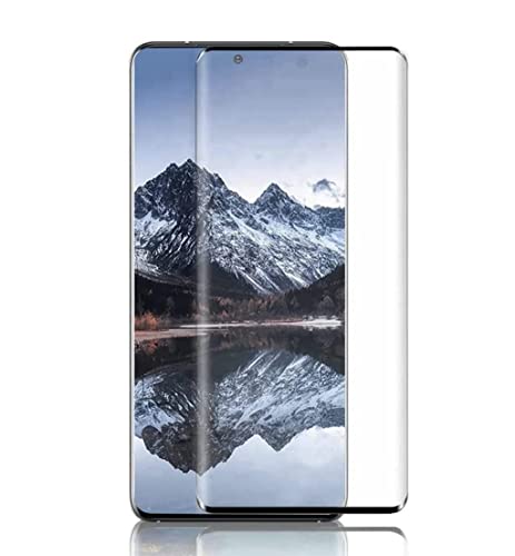 Image of STP FEEL Tempered Glass Screen Protector For Samsung Galaxy S22 5G Advanced Black Border Tempered Glass [Fingerprint Unlock without Fingerprint Hole] Edge to Edge Screen Protector Guard, Pack of 1