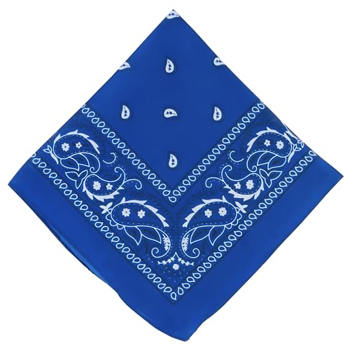 image for Amscan Classic Blue Paisley Bandana - 20