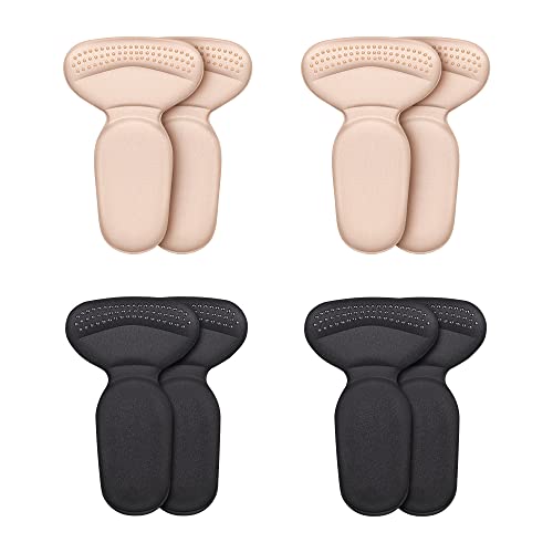 Forbidden Road Heel Pads for Shoes 8Pcs Back of Heel Cushion Pads for Boots, Loose Shoes Too Big