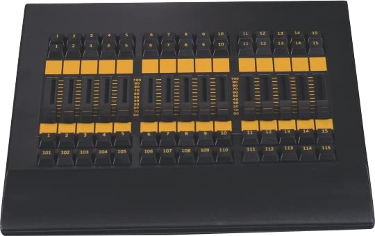 DMX512 Consola MA en PC Fader Wing Stage Light Controller con funda para moscas