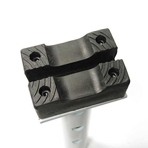 MAXTOOLS CJS300, Stand-Wagenheber mit Gummikopf, Stützfuß , Stahl , Wagenheber hydraulisch , Unterstellbock , Rangierwagenheber , 3.0 Tonnen (3T), 3000kg Tragfähigkeit, 1 Paar