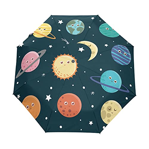 Parapluie pliant automatique ultra-léger pour femmes et enfants face au vent